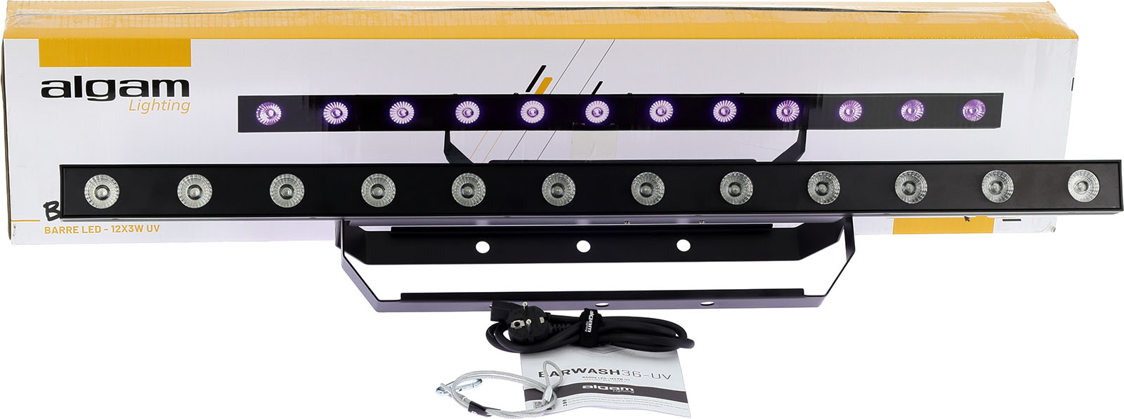 BARWASH36 UV - 3 x 12W UV LED Wash Bar