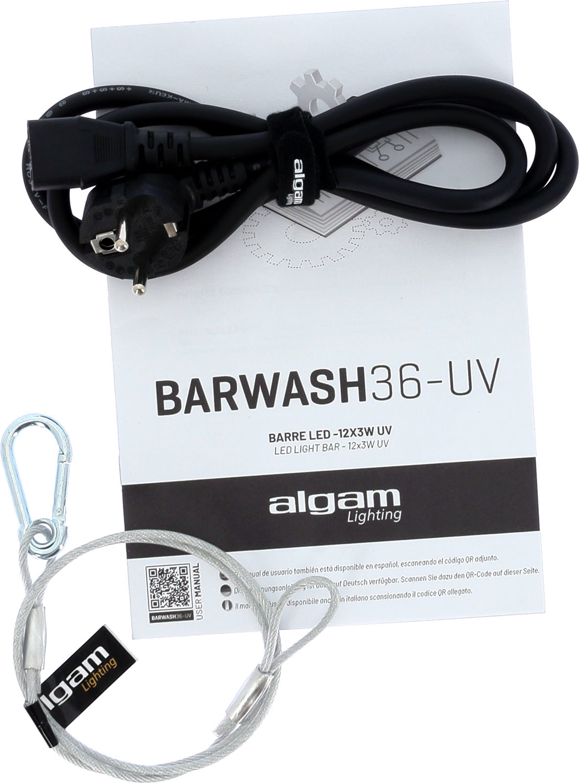 BARWASH36 UV - 3 x 12W UV LED Wash Bar