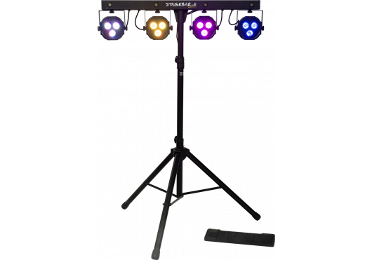 2-in-1 LED Spotlights on Stand with Foot Controller