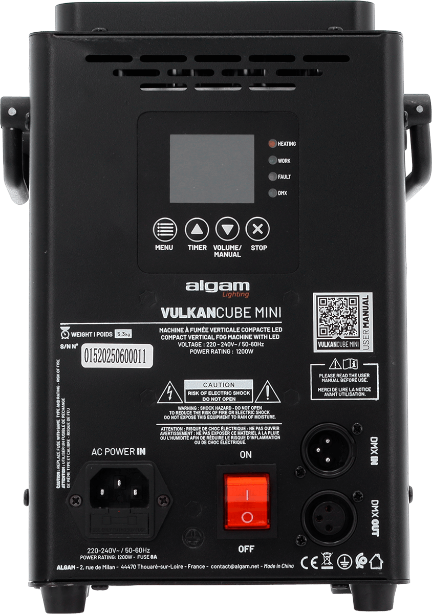Compact Vertical Fog Machine