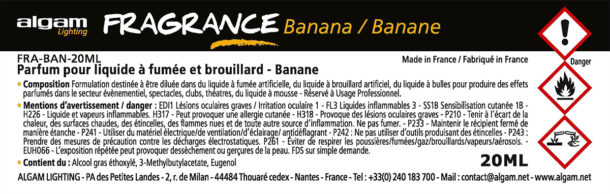 20 ML mist fragrance banana