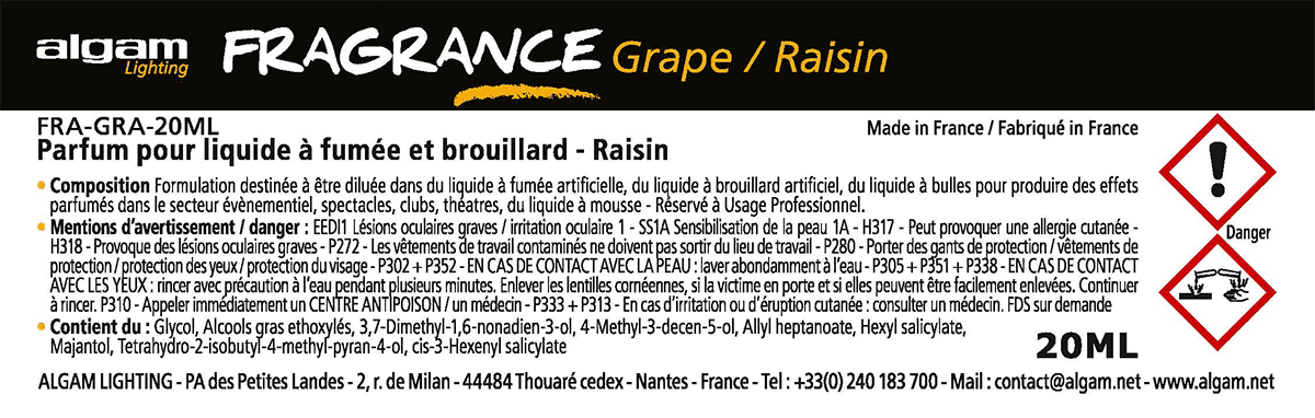 20 ML mist fragrance grape
