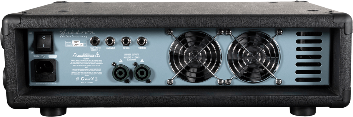 ABM amp 400W head Made in UK limited edition 25th anniversary