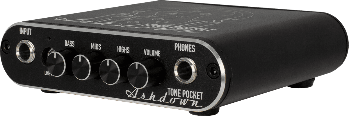 Black headphone preamp / audio interface