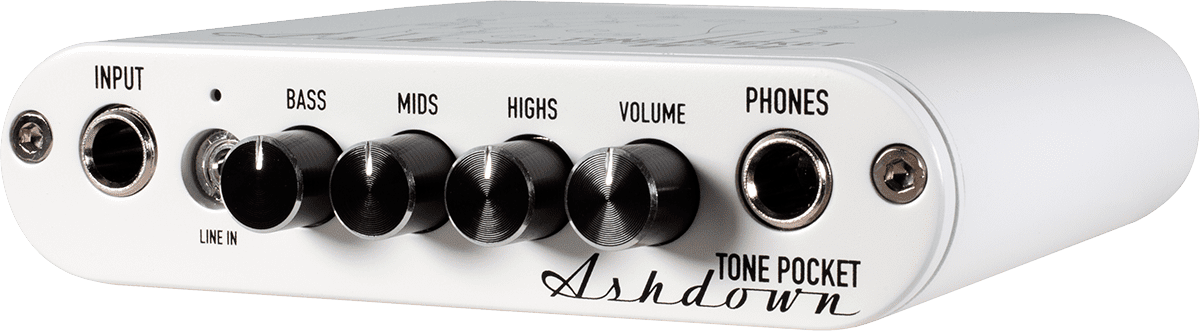 White headphone preamp / audio interface