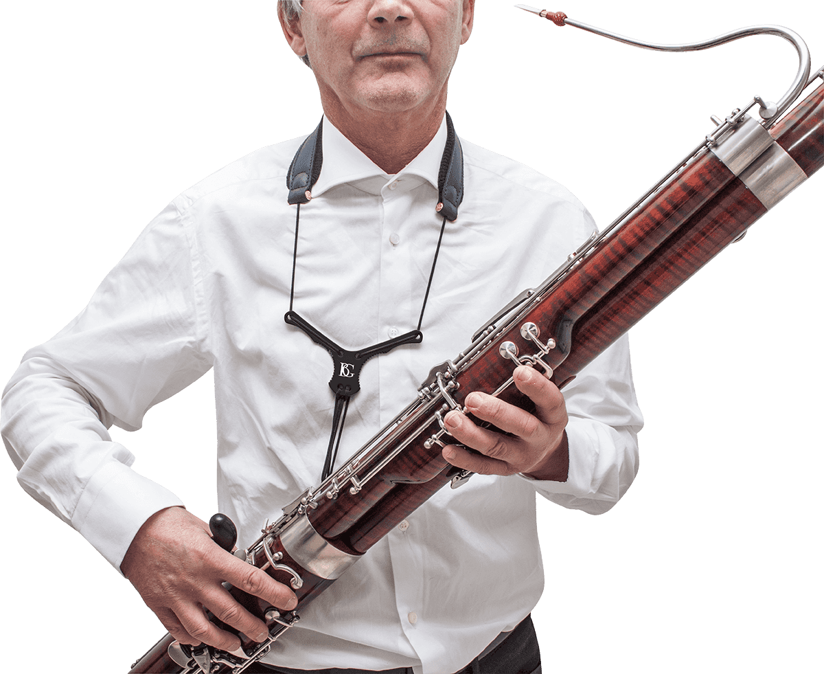 Zen leather cord for bassoon - metal hook