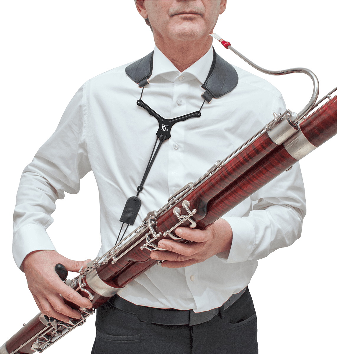 Yoke Zen cord for bassoon - metal hook
