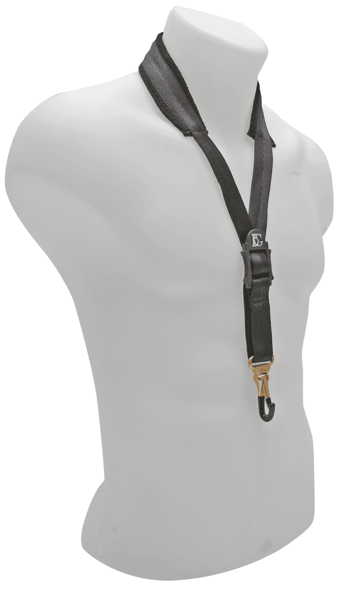 Strap comfort for sax - metal snap hook