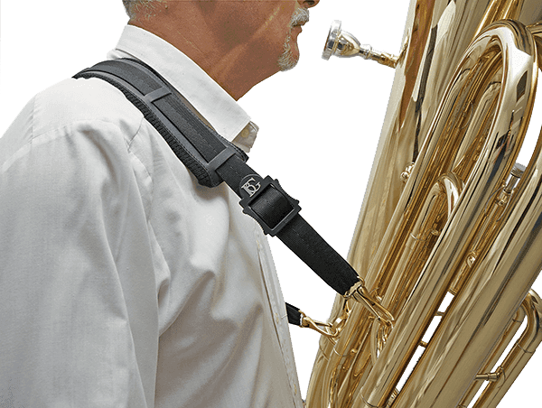 Strap for Tuba/euphonium - snap hooks metal