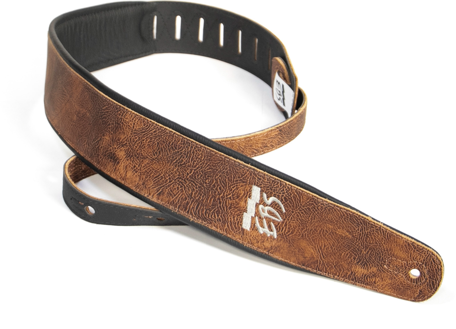 EBS leather straps stained brown