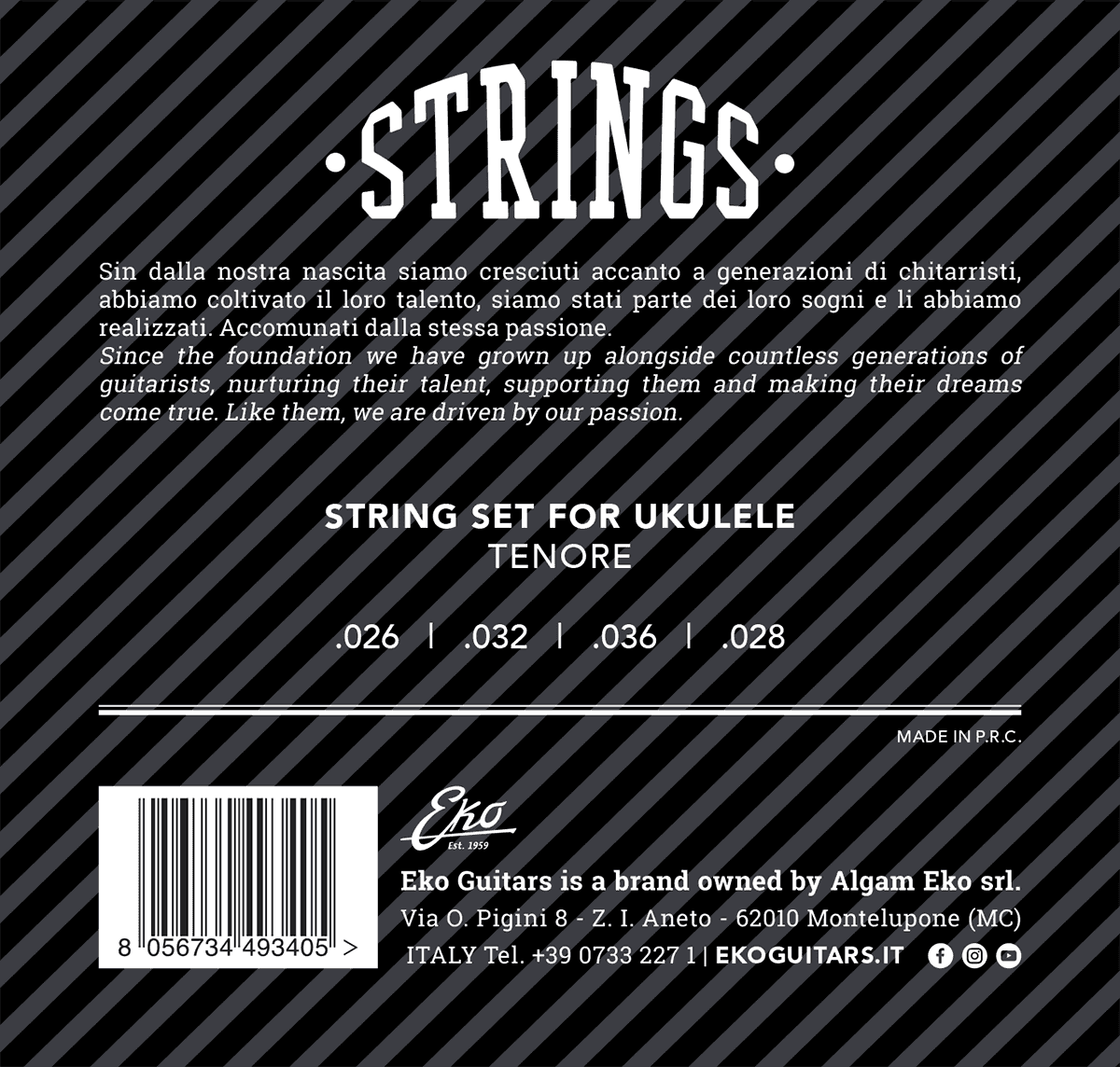 Ukulele tenor medium strings