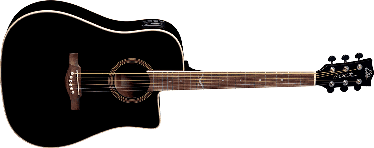 NXT D100CWE Dreadnought cutaway See Through Black