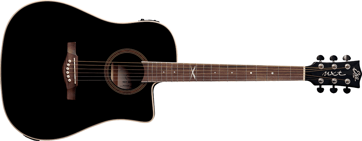 NXT D100CWE Dreadnought cutaway See Through Black