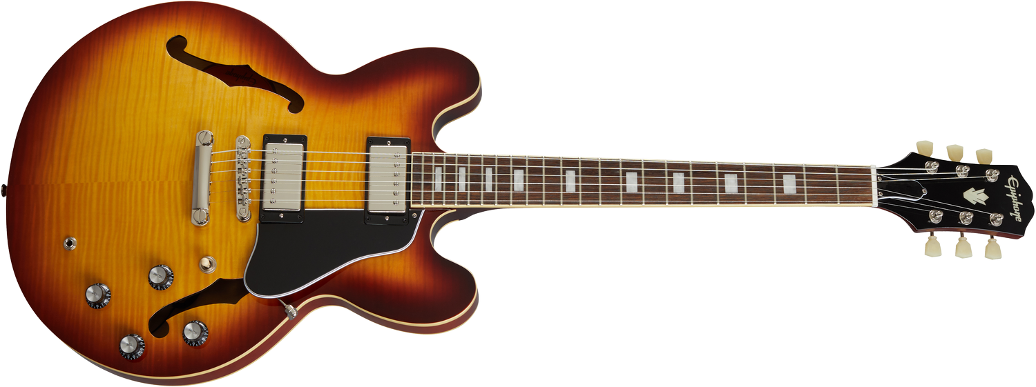 ES-335 Figured Raspberry Tea Burst