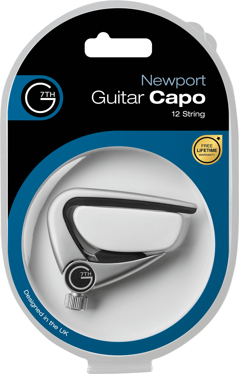 Capo Newport 12 string guitar - Silver