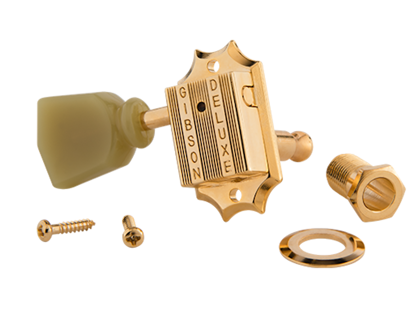 Deluxe Green Key Tuner Set (Vintage Gold)