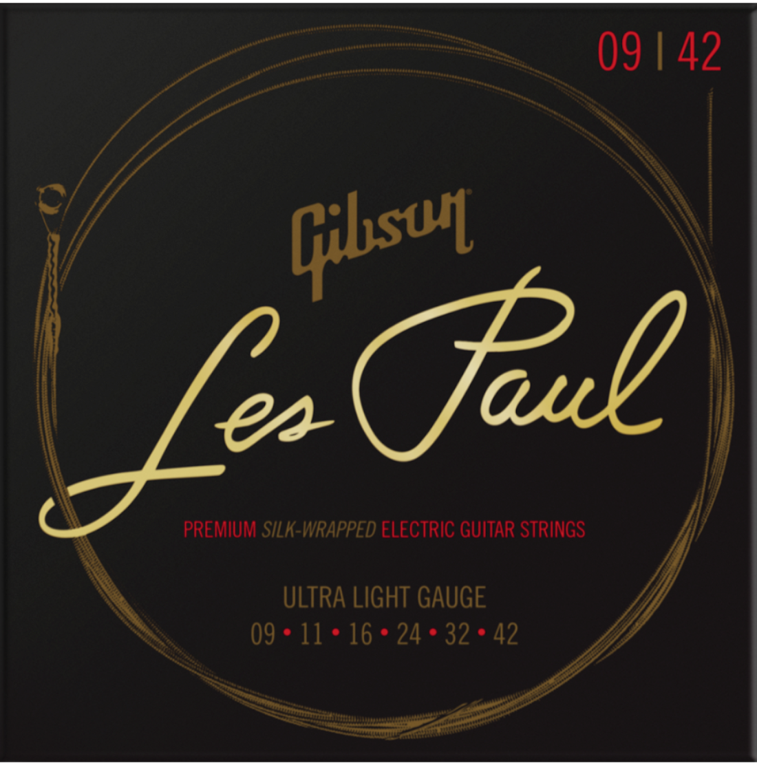 09-42 Les Paul Premium Electric Guitar Strings Ultra-Light