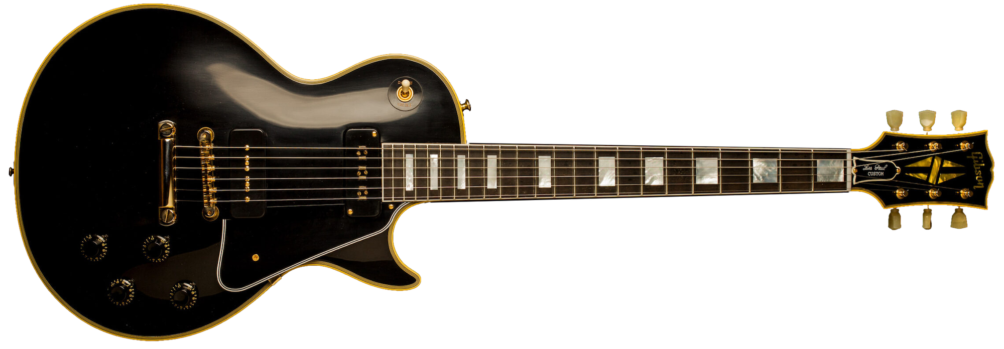 1954 Les Paul Custom Staple Pickup Reissue VOS Ebony