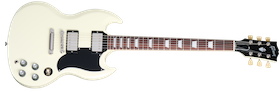 SG Standard '61 Stop Bar Classic White