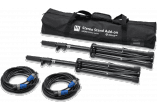 Bag, 2 K&M stativer, 2 kabler