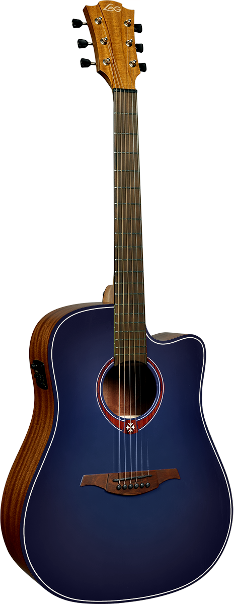 Tramontane Special Edition Blue Dreadnought Cutaway Acoustic-Electric