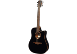 Dreadnought cutaway electro black