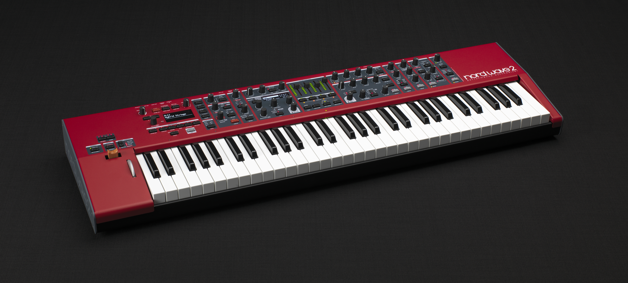 61 keyboard 4-part synth