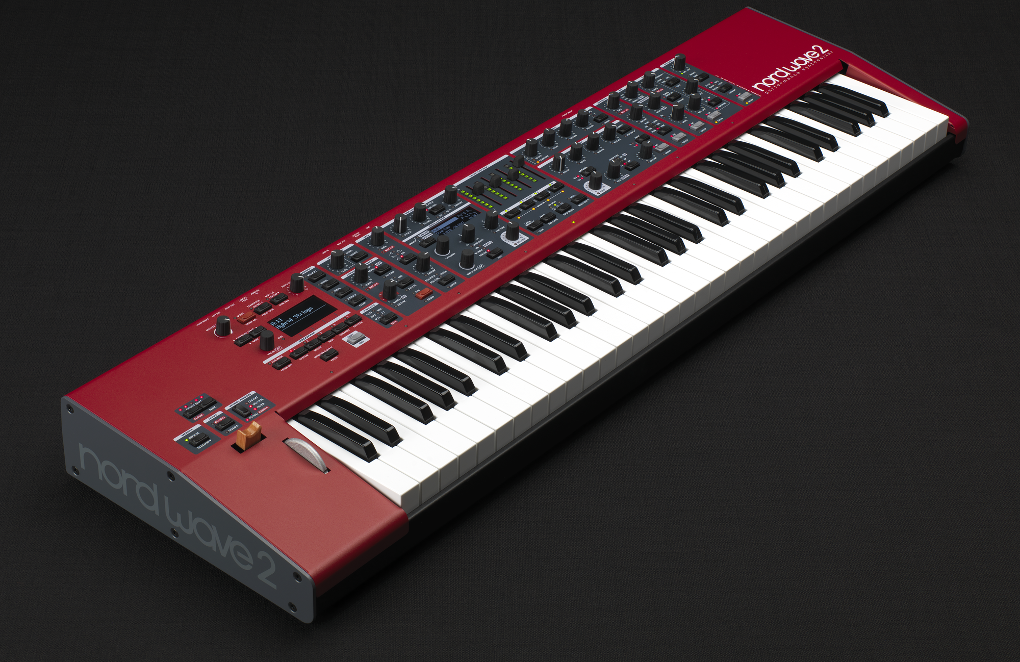 61 keyboard 4-part synth