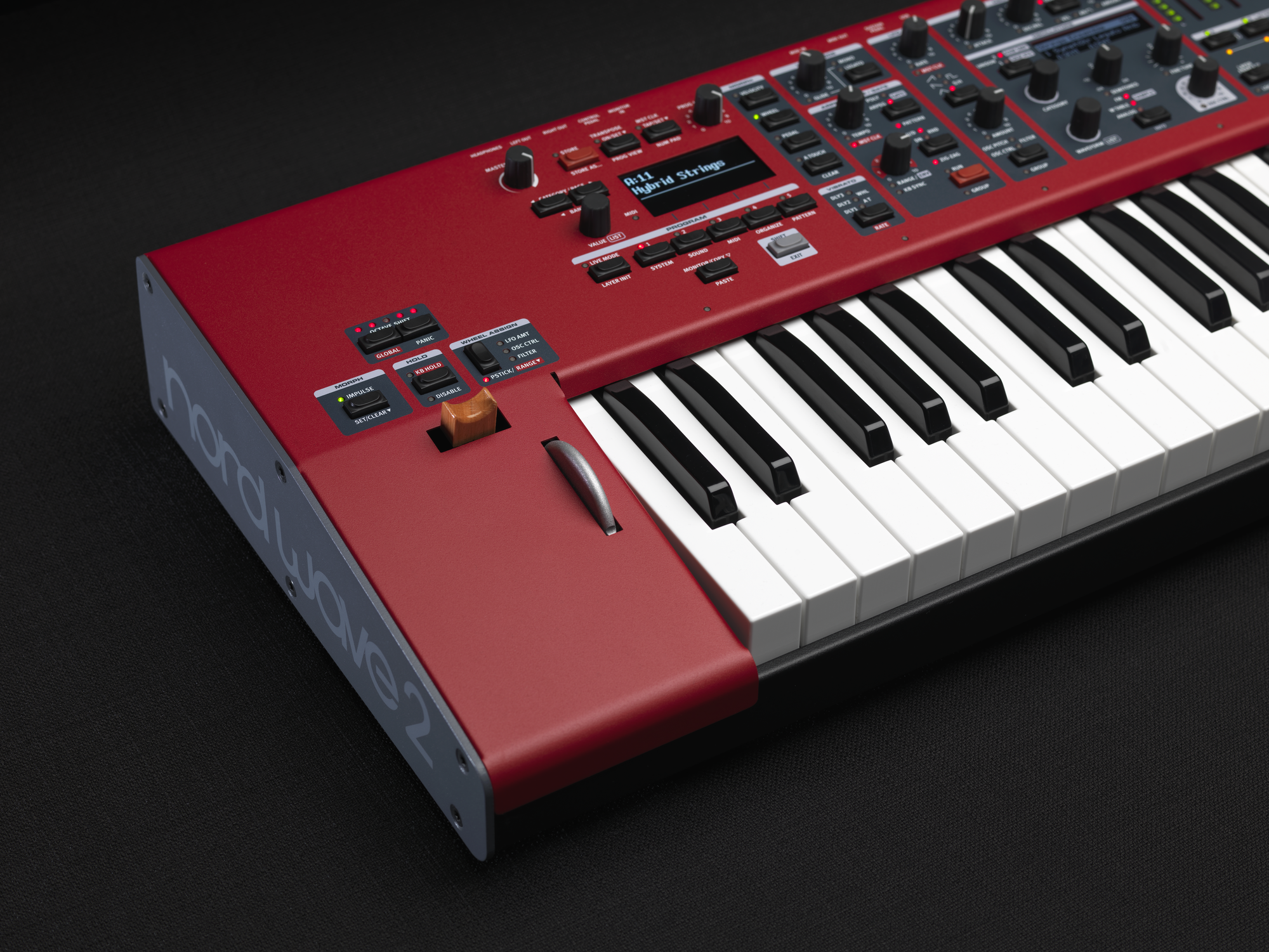 61 keyboard 4-part synth