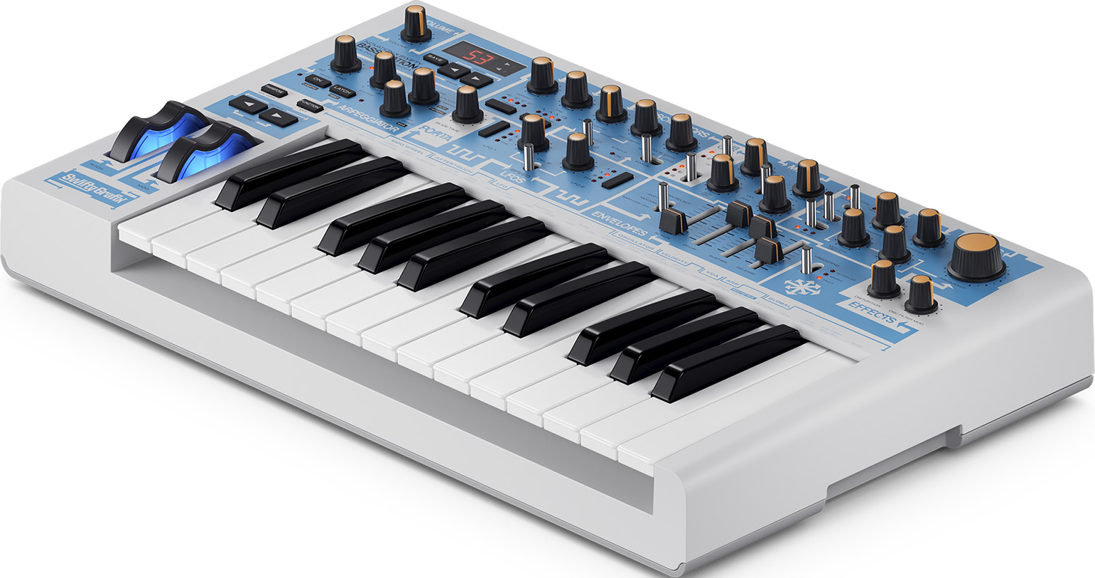 25-keys bass synth, Ian “Swifty” Swift edition