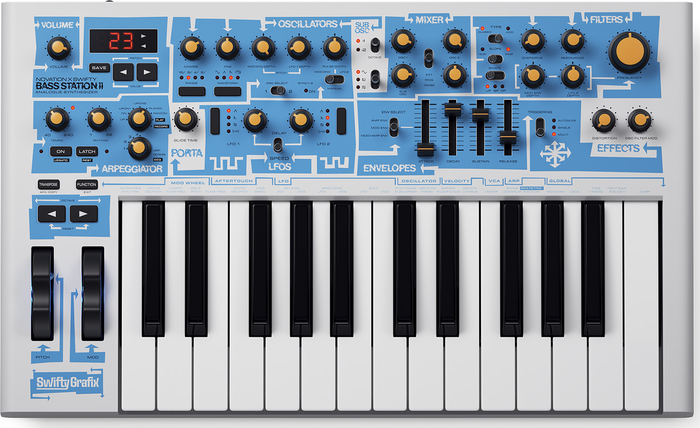 25-keys bass synth, Ian “Swifty” Swift edition