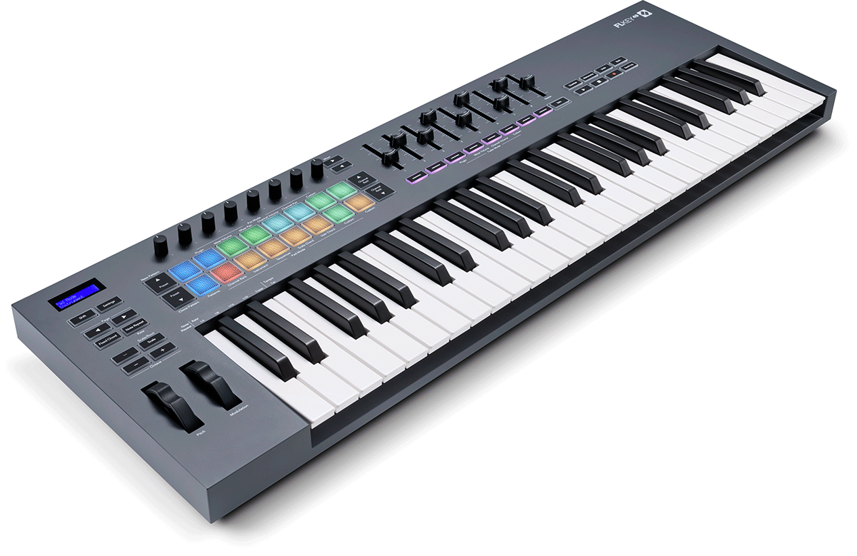 49 keys midi keyboard