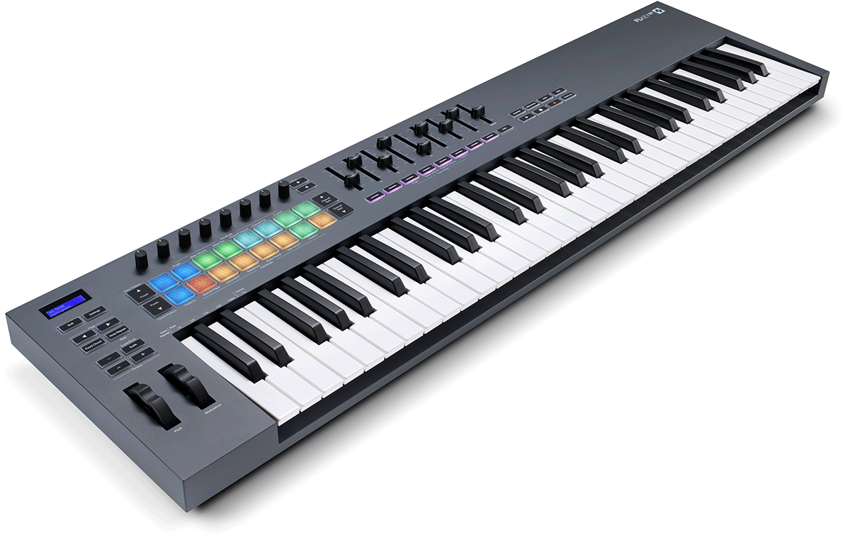 61 keys midi keyboard