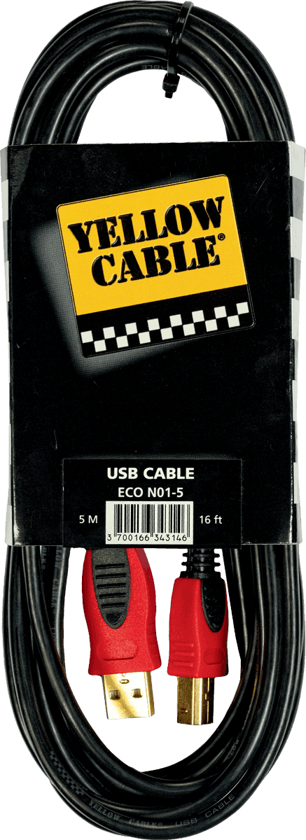 Usb a/b cable 16ft/5m