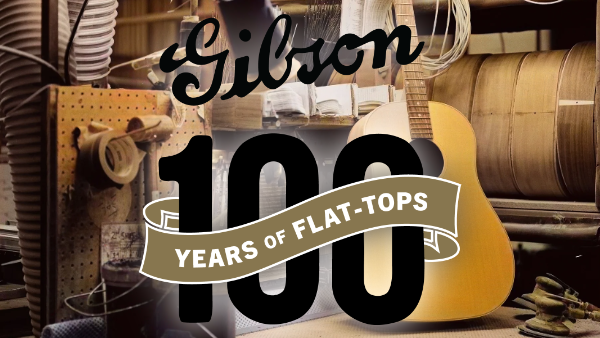 100 år med Gibson flat-top akustiske gitarer